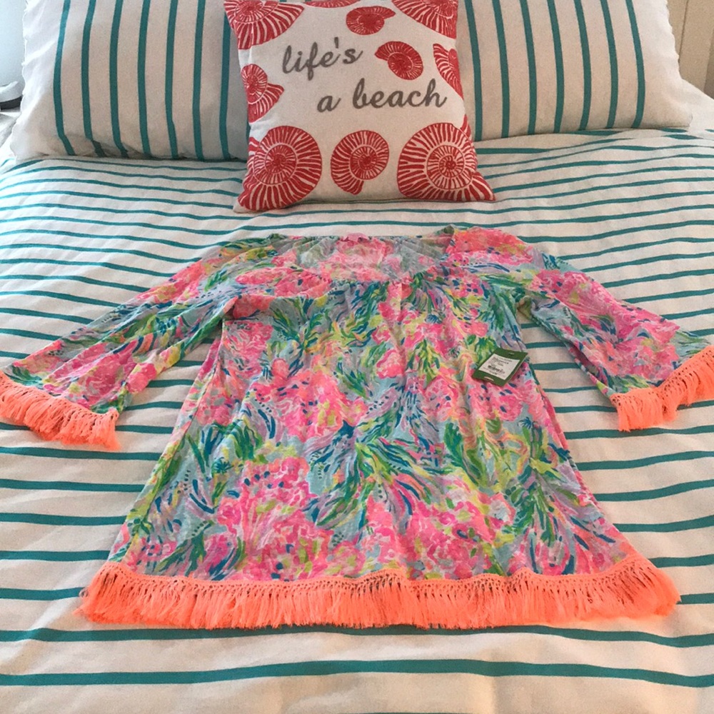 NWT Lilly Pulitzer Beach Cover Up Dress Med